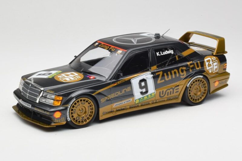 Mercedes 190E 2.5-16 EVO II W201 #9 Zung Fu K. Ludwig Guia Race Macau 1991 Minichamps 1:18 155913609 Metall