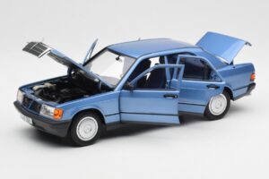 Mercedes 190E W201 Diamond Blau Händler Edition Norev 1:18 B66040661 Metall — Bild 2 von 8