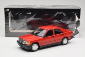 Mercedes 190E W201 Rot Minichamps 1:18 155037000 Metall — Bild 6 von 6
