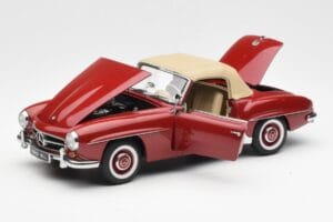 Mercedes 190SL W198 Rot AUTOart 1:18 76116 Metall — Bild 2 von 8
