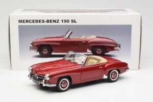 Mercedes 190SL W198 Rot AUTOart 1:18 76116 Metall — Bild 8 von 8