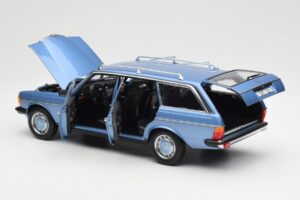 Mercedes 200 S123 T-Modell Diamond Blau Händler Edition Norev 1:18 B66040671 Metall — Bild 5 von 8