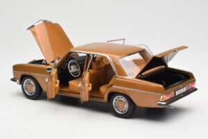 Mercedes 200 W115 Bycane Gold Händler Edition Norev 1:18 B66040665 Metall — Bild 5 von 8
