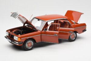 Mercedes 200 W123 English Rot Händler Edition Norev 1:18 B66040653 Metall — Bild 2 von 8