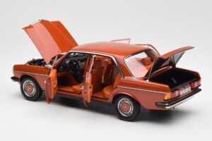 Mercedes 200 W123 English Rot Händler Edition Norev 1:18 B66040653 Metall — Bild 5 von 8