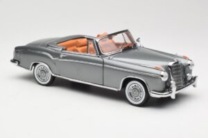 Mercedes 220 SE W128 Cabriolet Grey Metallic Sun Star 1:18 3352-M1 Metall — Bild 6 von 8