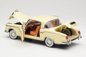 Mercedes 220 SE W128 Coupe Beige Sun Star 1:18 3562 Metall — Bild 5 von 8
