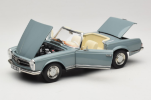 Mercedes 230 SL W113 Horizon Blue Norev 1:18 183992 Metall — Bild 2 von 9