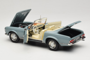 Mercedes 230 SL W113 Horizon Blue Norev 1:18 183992 Metall — Bild 6 von 9
