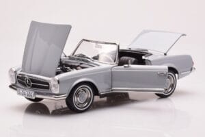 Mercedes 230 SL W113 Pagoda Grau Norev 1:18 183990 Metall — Bild 2 von 8