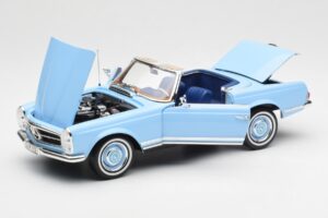 Mercedes 230 SL W113 Pagoda Horizon Blau Händler Edition Norev 1:18 B66040633 Metall — Bild 2 von 10