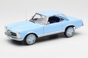 Mercedes 230 SL W113 Pagoda Horizon Blau Händler Edition Norev 1:18 B66040633 Metall — Bild 3 von 10