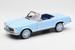 Mercedes 230 SL W113 Pagoda Horizon Blau Händler Edition Norev 1:18 B66040633 Metall