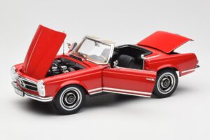 Mercedes 230 SL W113 Pagoda Rot Norev 1:18 B660640596 Metall — Bild 2 von 8