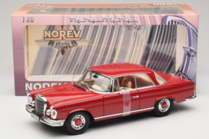 Mercedes 280 SE Coupe Rot Norev 1:18 183527 Metall — Bild 6 von 6
