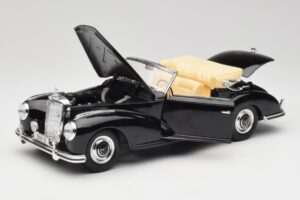 Mercedes 300 S W188 Cabriolet Schwarz Tchibo 1:18 36782 Metall — Bild 2 von 8