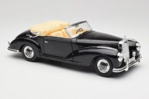 Mercedes 300 S W188 Cabriolet Schwarz Tchibo 1:18 36782 Metall — Bild 6 von 8