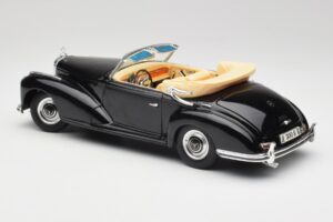 Mercedes 300 S W188 Cabriolet Schwarz Tchibo 1:18 36782 Metall — Bild 7 von 8