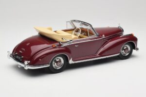 Mercedes 300 SC W188 Cabriolet Dunkelrot KK-Scale 1:18 KKDC180942 Metall — Bild 2 von 6