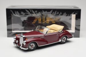 Mercedes 300 SC W188 Cabriolet Dunkelrot KK-Scale 1:18 KKDC180942 Metall — Bild 6 von 6