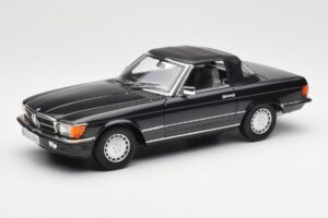 Mercedes 300 SL R107 Schwarz Pearl Händler Edition Norev 1:18 B66040678 Metall — Bild 3 von 10