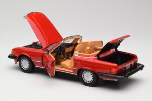 Mercedes 300 SL R107 Rot Norev 1:18 B66040623 Metall — Bild 5 von 8
