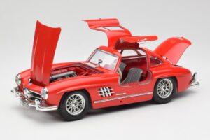 Mercedes 300 SL Rot Bburago 1:18 3015 Metall — Bild 2 von 8