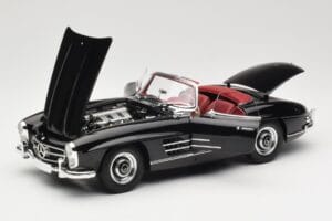 Mercedes 300 SL W198 Roadster Schwarz Minichamps 1:18 180039036 Metall — Bild 2 von 8