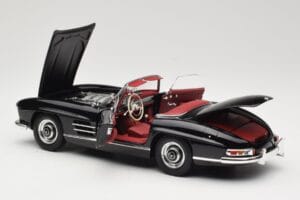 Mercedes 300 SL W198 Roadster Schwarz Minichamps 1:18 180039036 Metall — Bild 5 von 8
