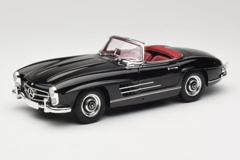 Mercedes 300 SL W198 Roadster Schwarz Minichamps 1:18 180039036 Metall