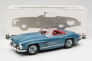 Mercedes 300 SL W198 Roadster Blau Minichamps 1:18 180039035 Metall — Bild 8 von 8