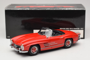 Mercedes 300 SL Roadster Rot Minichamps 1:18 180039031 Metall — Bild 8 von 8