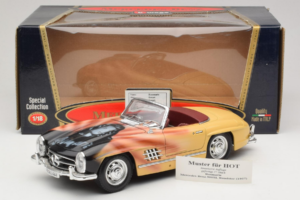 Mercedes 300 SL Roadster Rosemarie Muster Limitierte Auflage 18/27 Bburago 1:18 3023-M1 Metall — Bild 8 von 8