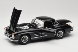 Mercedes 300 SL W198 Roadster With Hardtop Schwarz Minichamps 1:18 180039040 Metall — Bild 2 von 8