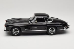 Mercedes 300 SL W198 Roadster With Hardtop Schwarz Minichamps 1:18 180039040 Metall — Bild 4 von 8