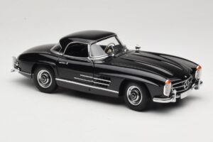 Mercedes 300 SL W198 Roadster With Hardtop Schwarz Minichamps 1:18 180039040 Metall — Bild 6 von 8