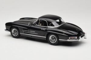 Mercedes 300 SL W198 Roadster With Hardtop Schwarz Minichamps 1:18 180039040 Metall — Bild 7 von 8