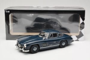 Mercedes 300 SL W198 Gullwing Dunkelblau Minichamps 1:18 110037216 Metall — Bild 8 von 8