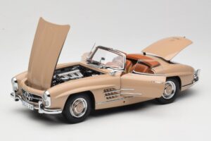 Mercedes 300 SL W198 Roadster Hellbraun Minichamps 1:18 180039032 Metall — Bild 2 von 8