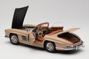 Mercedes 300 SL W198 Roadster Hellbraun Minichamps 1:18 180039032 Metall — Bild 5 von 8