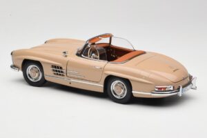 Mercedes 300 SL W198 Roadster Hellbraun Minichamps 1:18 180039032 Metall — Bild 7 von 8