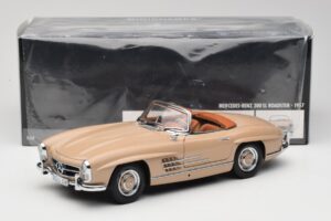 Mercedes 300 SL W198 Roadster Hellbraun Minichamps 1:18 180039032 Metall — Bild 8 von 8