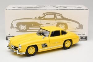 Mercedes 300 SL W198 Hellgelb Minichamps 1:18 180039009 Metall — Bild 8 von 8