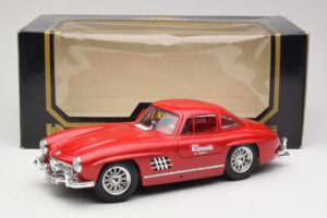 Mercedes 300 SL W198 Red Metallic Bburago 1:18 3013-M1 Metall — Bild 8 von 8