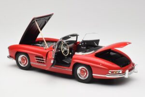 Mercedes 300 SL W198 Roadster Rot Mit Hardtop Minichamps 1:18 180039041 Metall — Bild 5 von 8