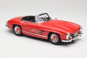 Mercedes 300 SL W198 Roadster Rot Mit Hardtop Minichamps 1:18 180039041 Metall — Bild 6 von 8