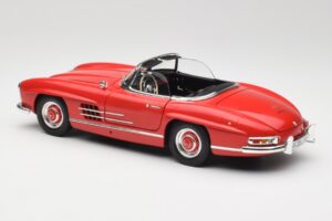 Mercedes 300 SL W198 Roadster Rot Mit Hardtop Minichamps 1:18 180039041 Metall — Bild 7 von 8