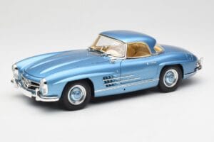 Mercedes 300 SL W198 Roadster Hardtop Light Blue Metallic Minichamps 1:18 180039042 Metall — Bild 3 von 9