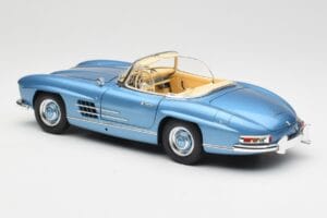 Mercedes 300 SL W198 Roadster Hardtop Light Blue Metallic Minichamps 1:18 180039042 Metall — Bild 8 von 9