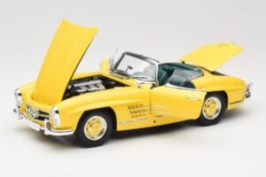 Mercedes 300 SL W198 Roadster Hardtop Signal Yellow Minichamps 1:18 180039044 Metall — Bild 2 von 9